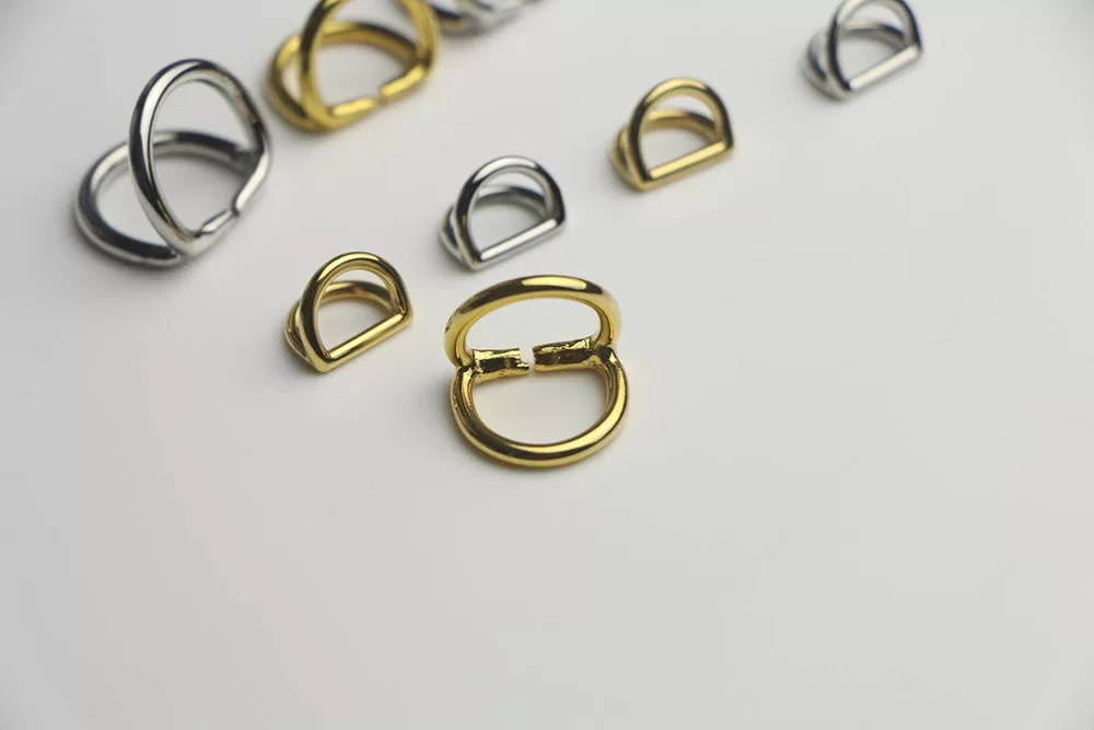 Hermes, stainless steel, double D-ring, dee ring, D ring